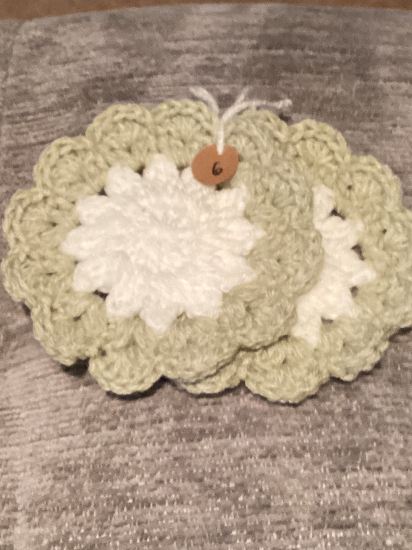 Crochet Flower Coasters