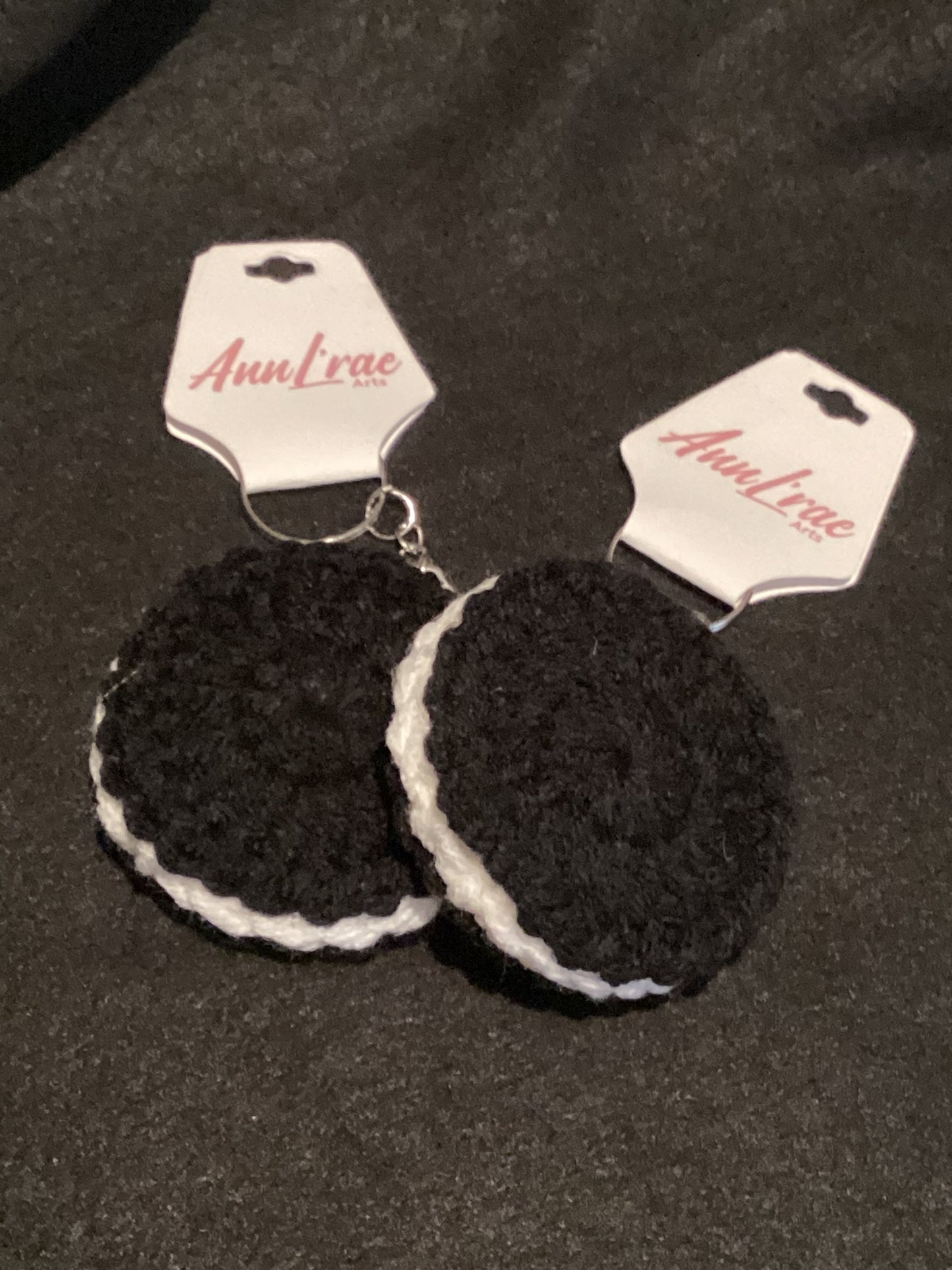 Crochet Cookie Keychain