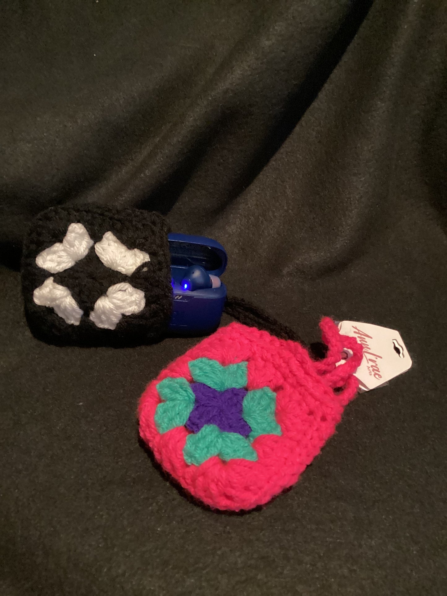 Crochet Granny Square Pouch