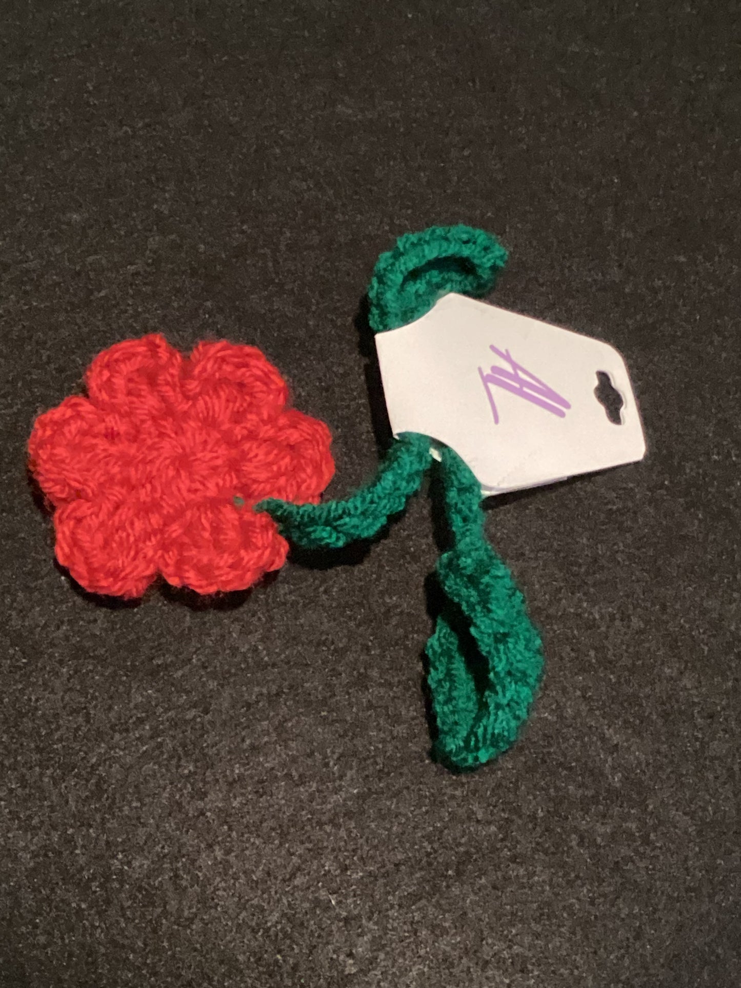 Crochet Flower Bookmark
