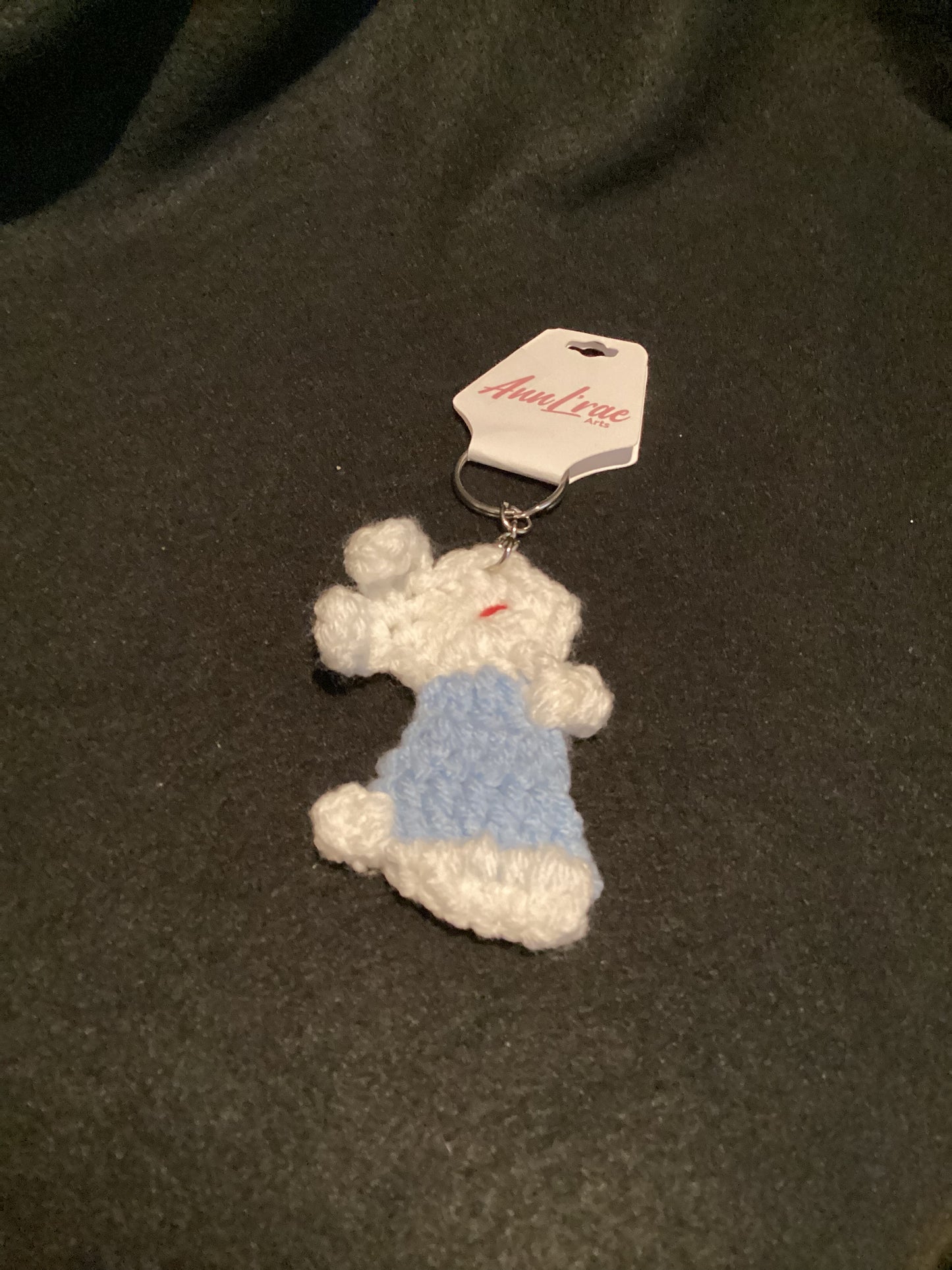 Crochet Bunny Keychain