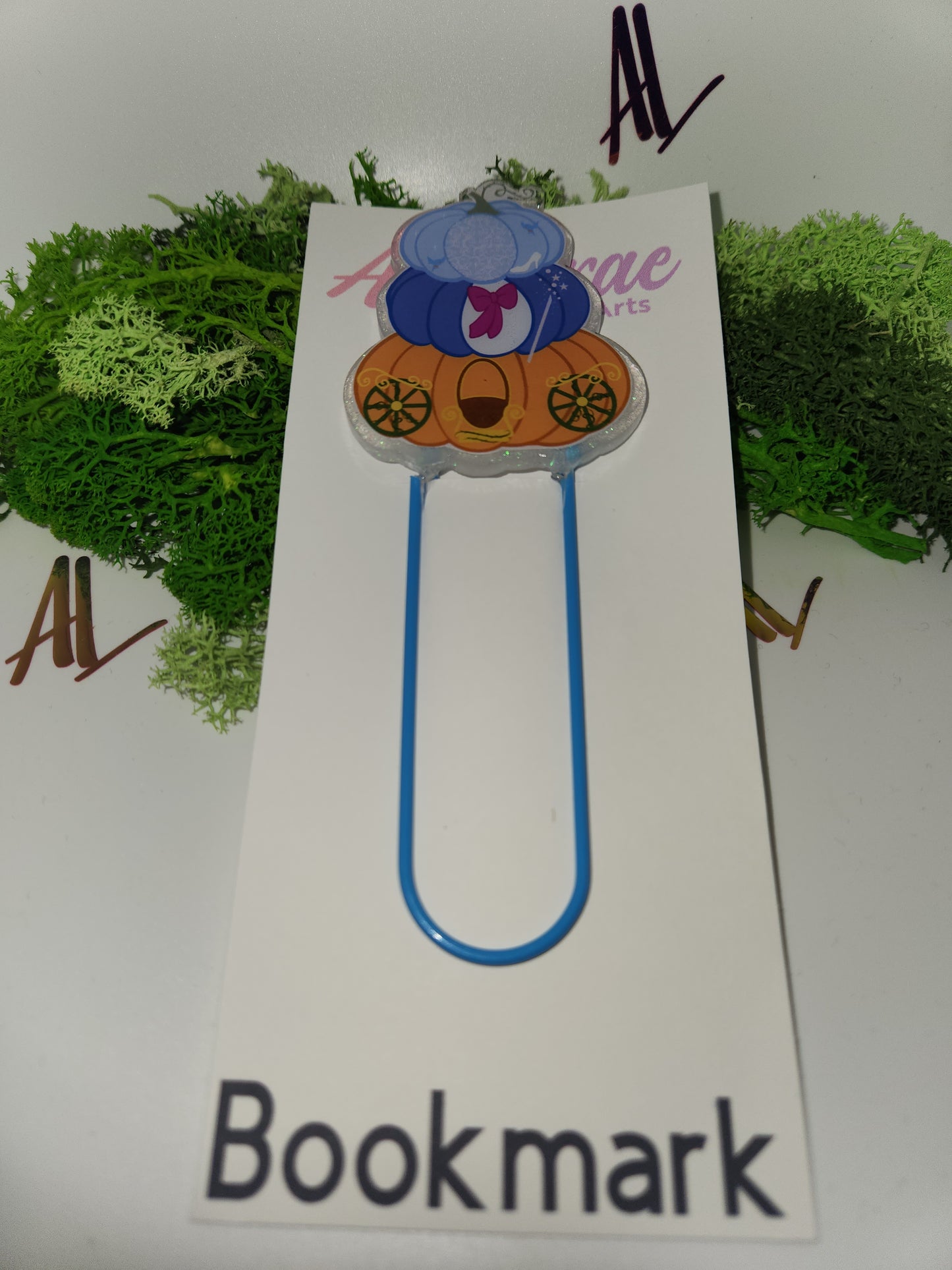 Cinderella Stacked Pumpkin Bookmark