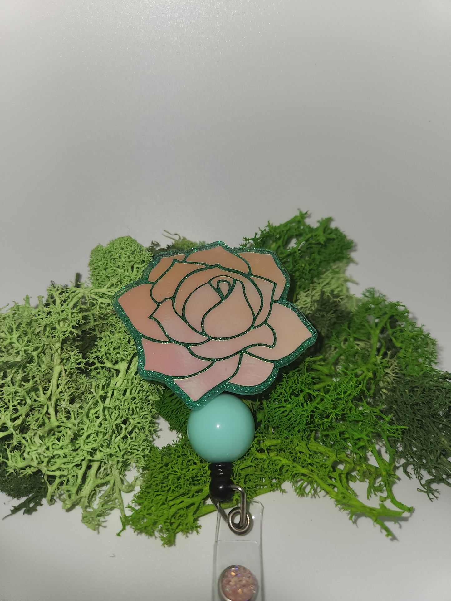 Beautiful Rose Badge Reel
