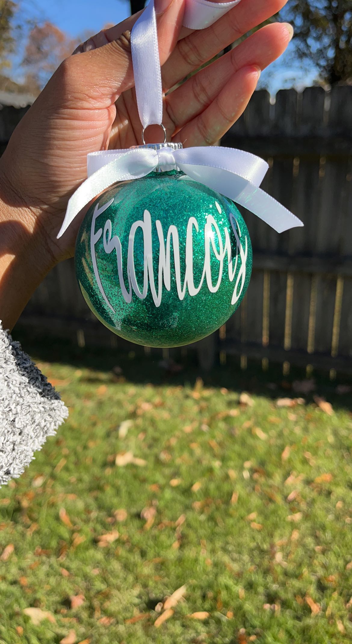 PERSONALIZED CHRISTMAS ORNAMENT